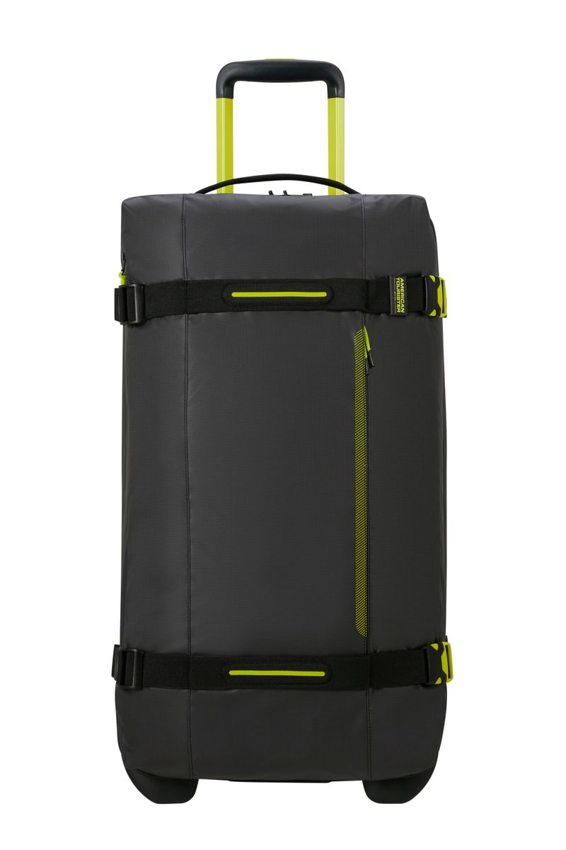 DUFFLE/WH M COATED BLACK/LIME