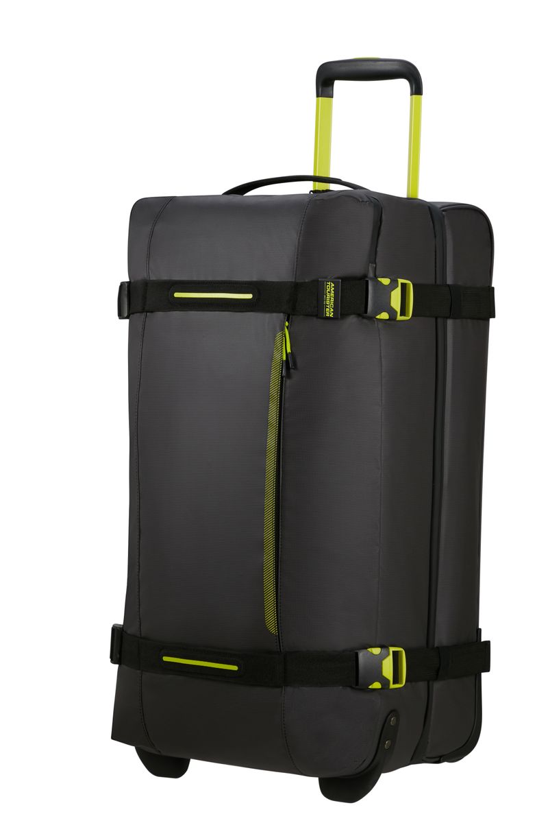 DUFFLE/WH M COATED BLACK/LIME