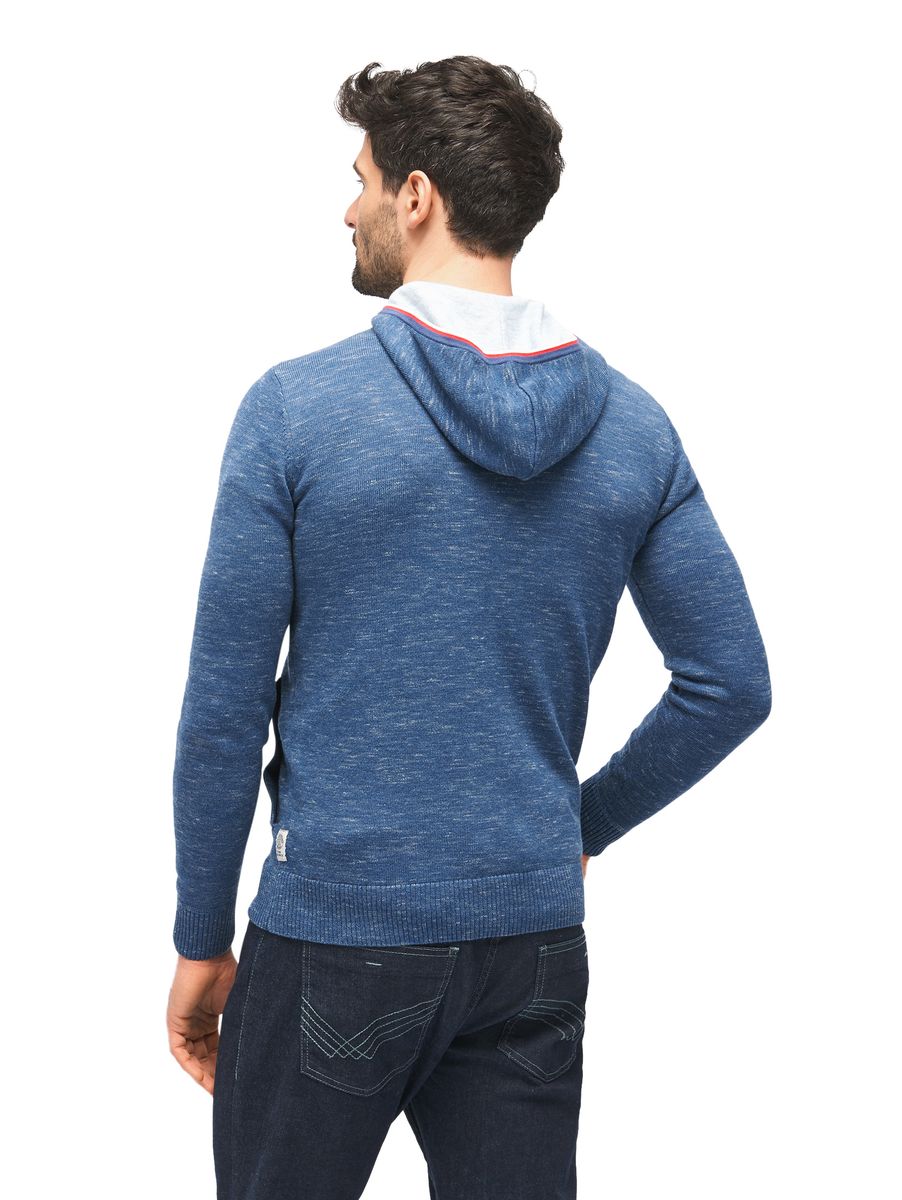 Strickjacke in Melange-Optik