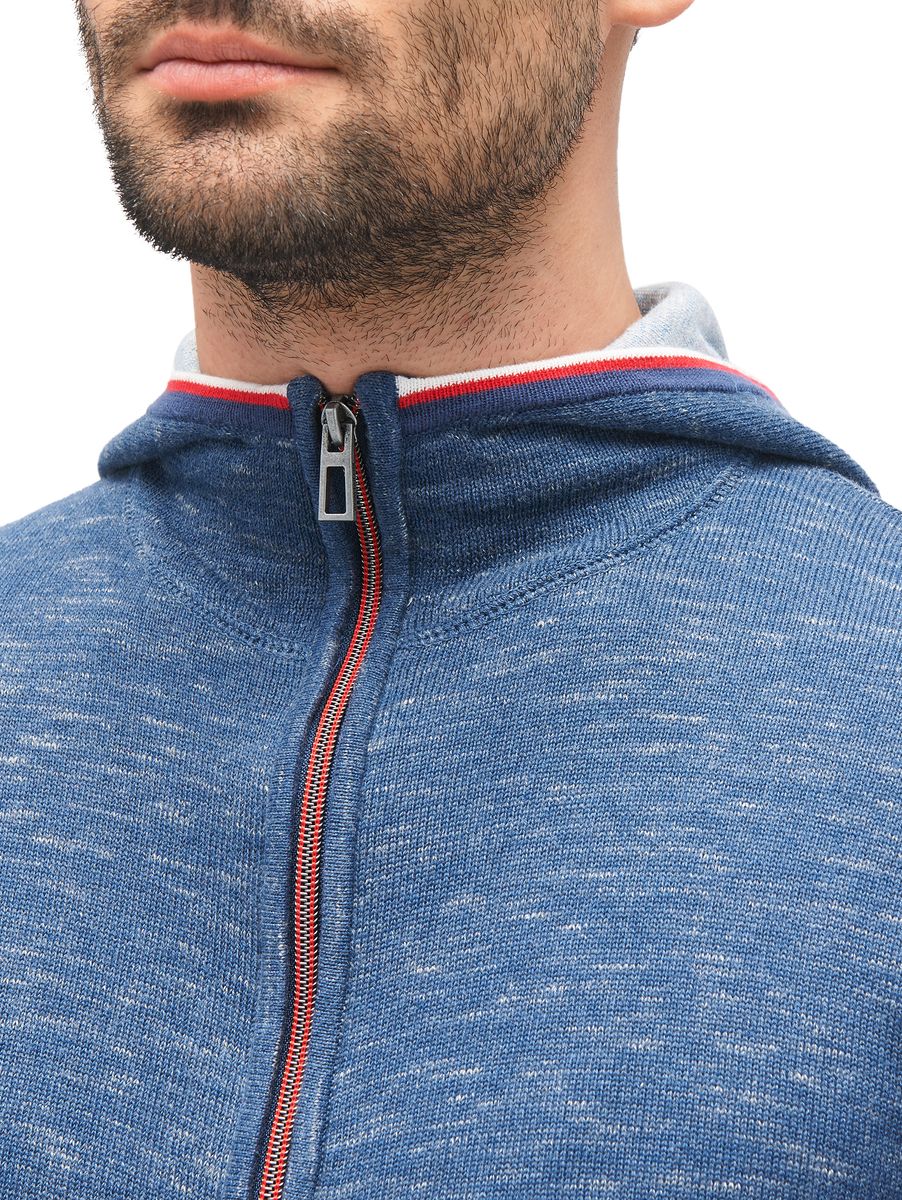 Strickjacke in Melange-Optik