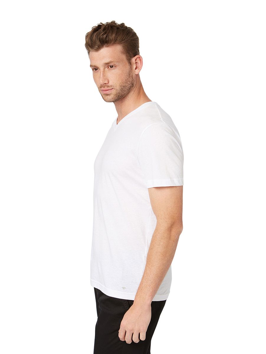 V-Neck Herren-T-Shirt im Doppelpack