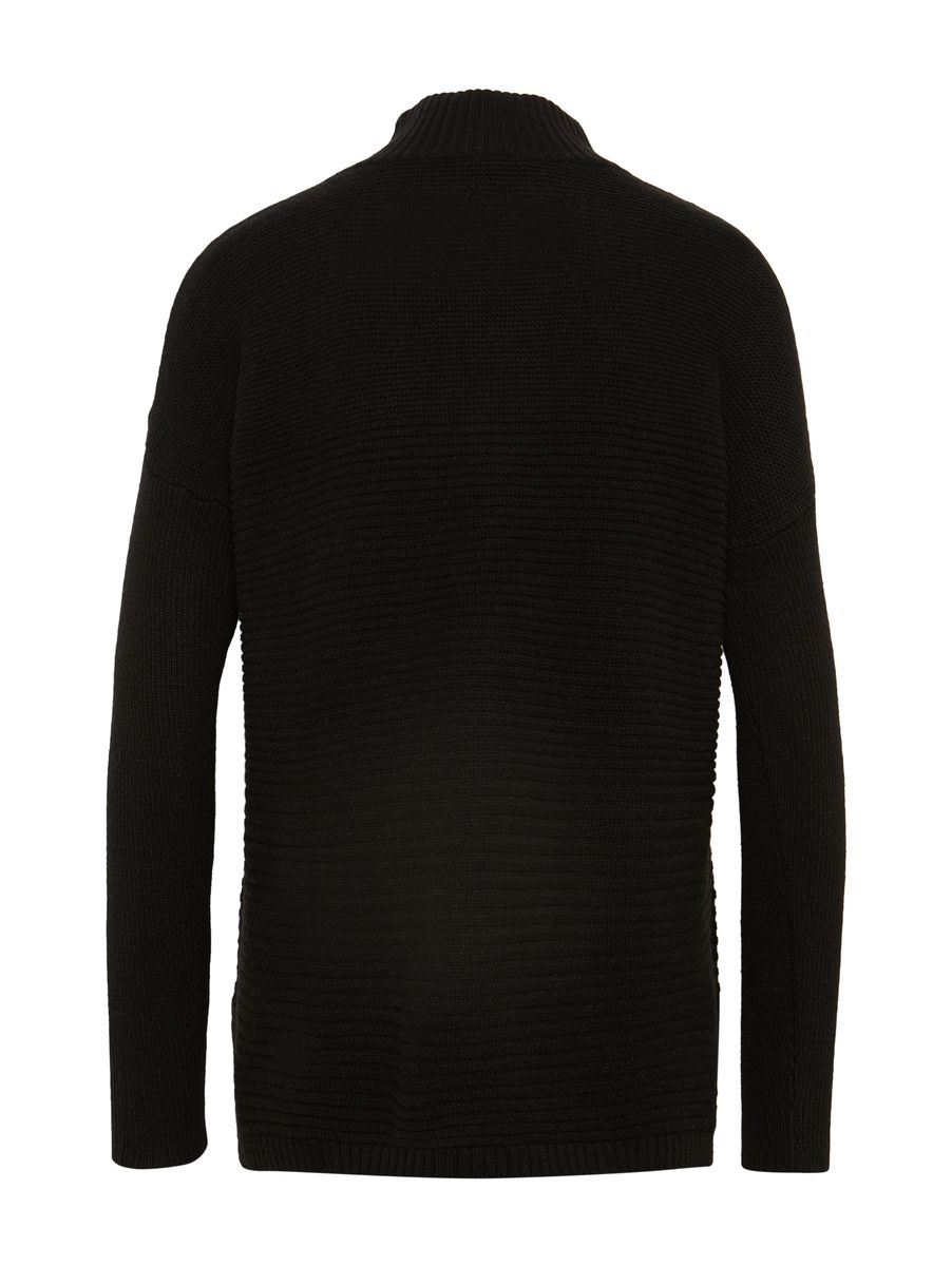 Pullover im Strick-Mix