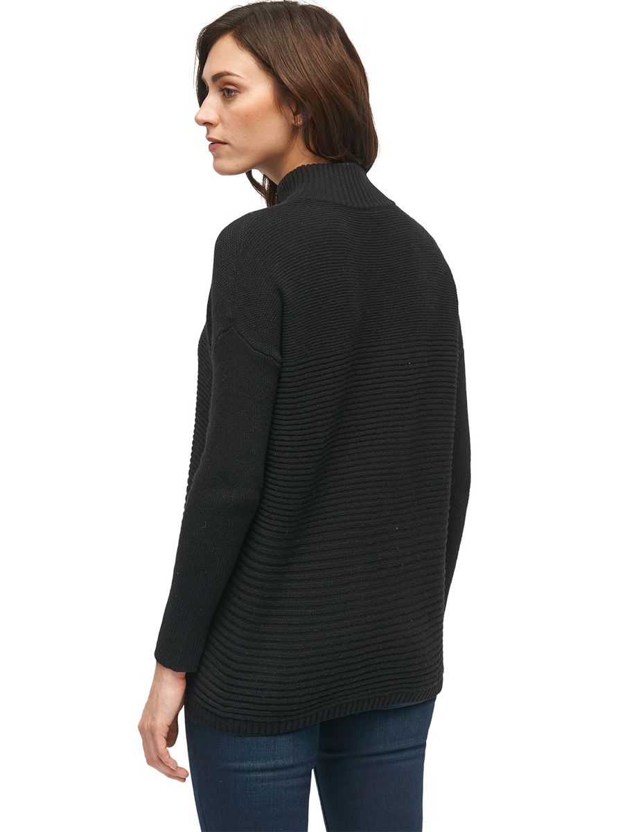 Pullover im Strick-Mix