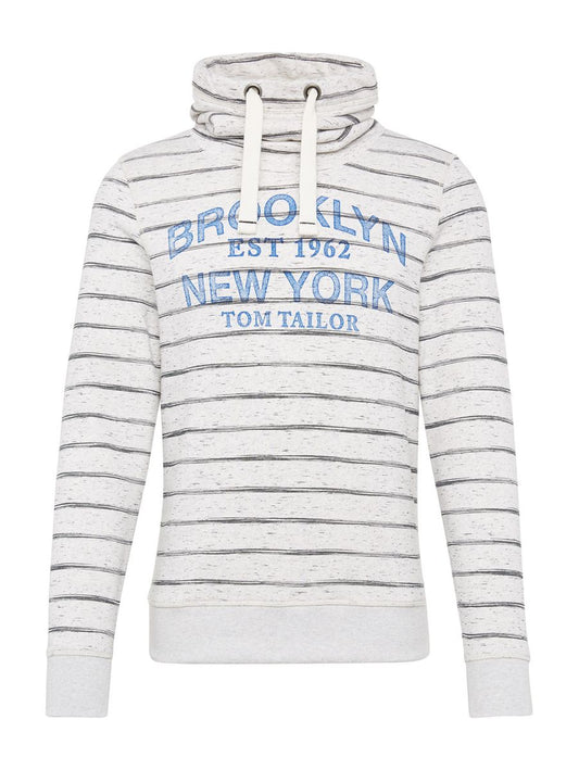 gestreiftes Sweatshirt mit Print