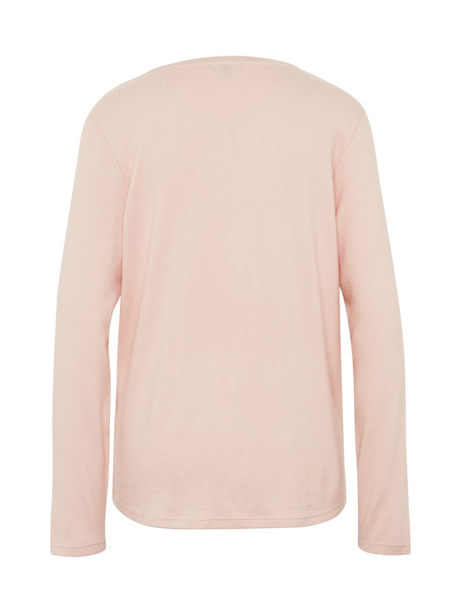 Langarmshirt in Melange-Optik