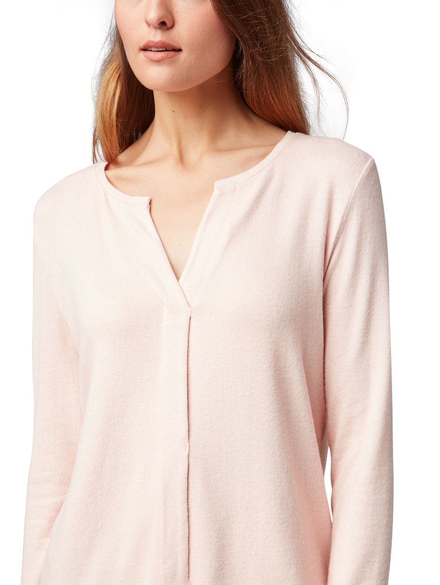 Langarmshirt in Melange-Optik