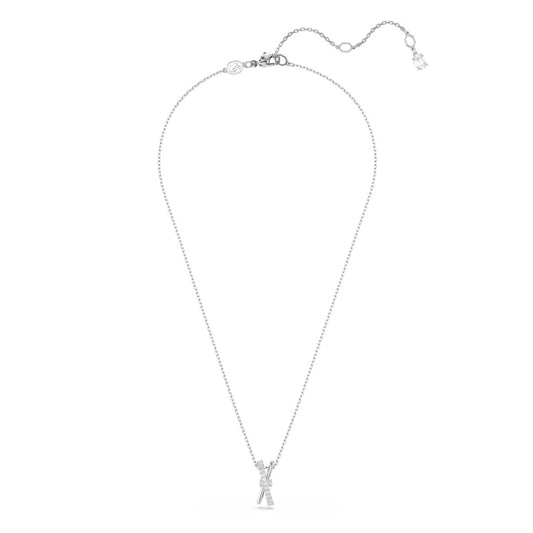 Hyperbola Anhänger, Verschiedene Schliffe, Twist, Weiß, Rhodiniert