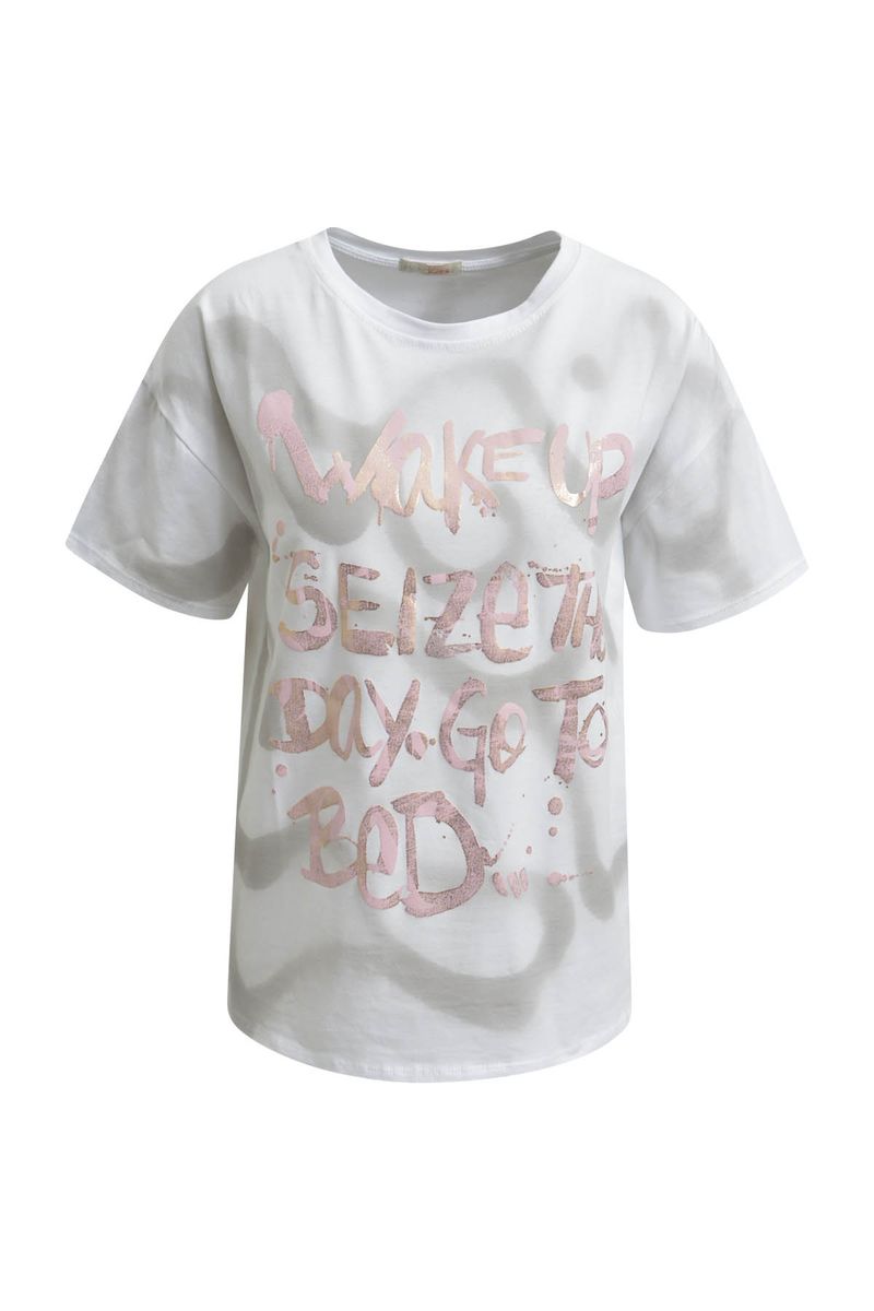 T-Shirt with Wording