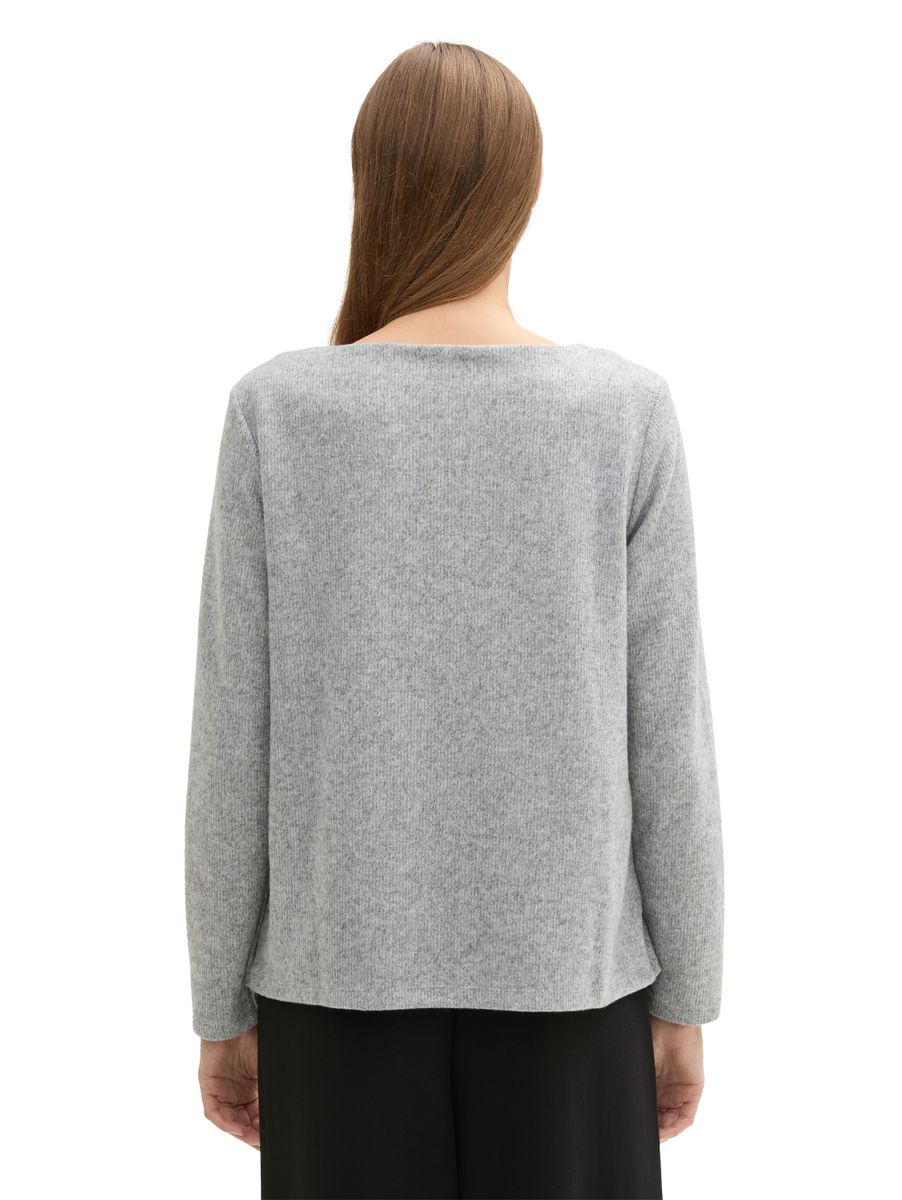 Geripptes Sweatshirt