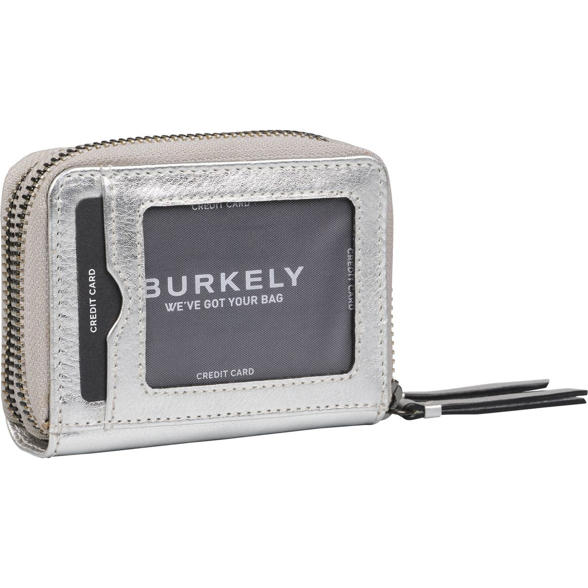 Double ziparound wallet - 11/Silver