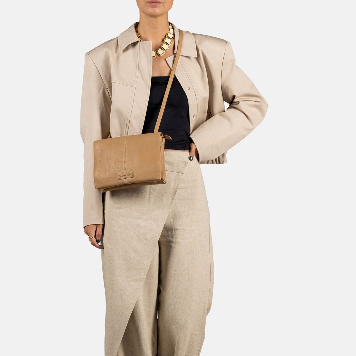 Double pocket flap - 21/beige