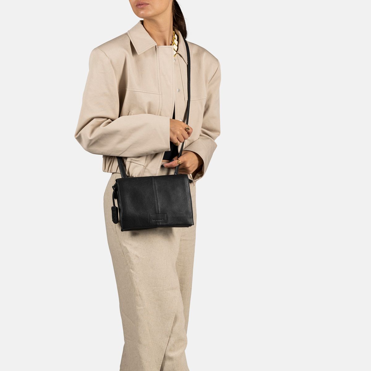 Double pocket flap - 10/black