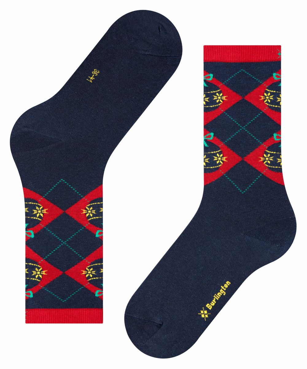 Socken Xmas Argyle