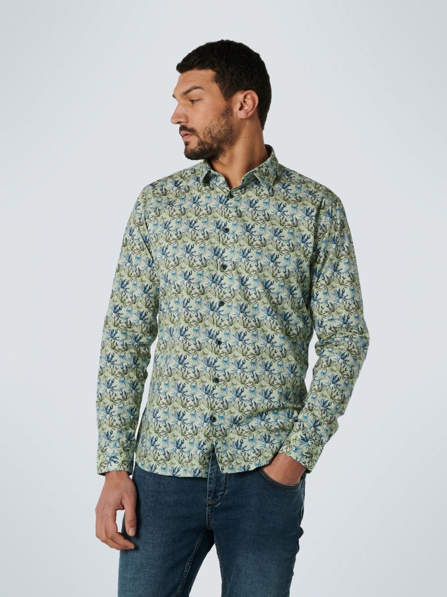 Shirt Stretch Allover Printed Responsible Choice