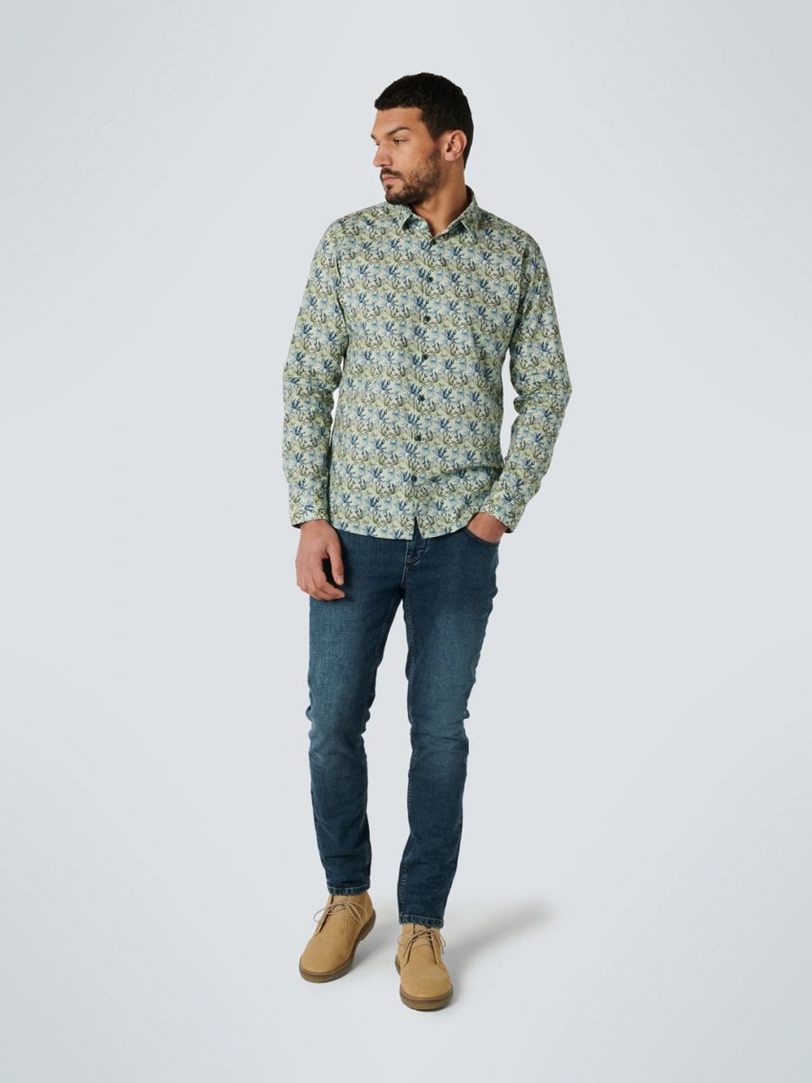 Shirt Stretch Allover Printed Responsible Choice