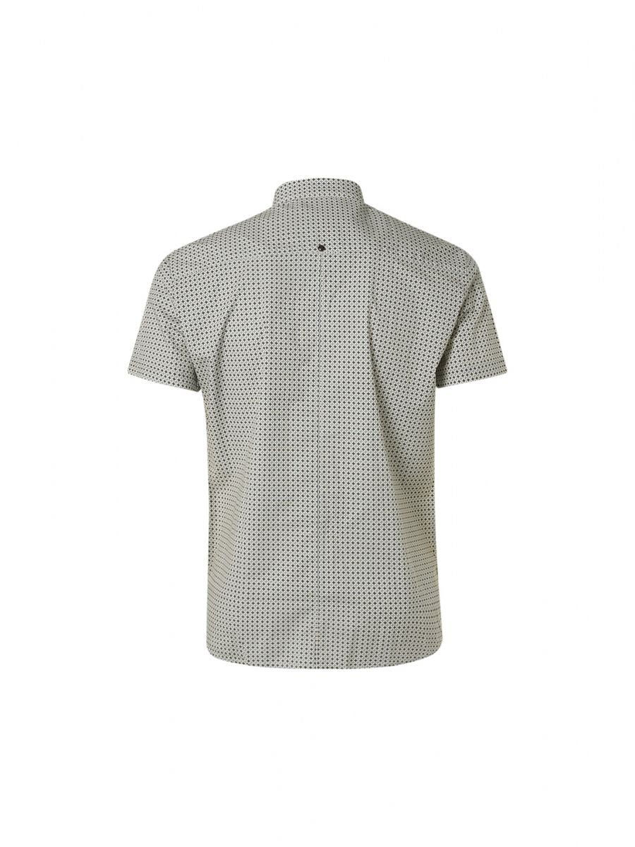 Shirt Short Sleeve Allover Printed Stretch