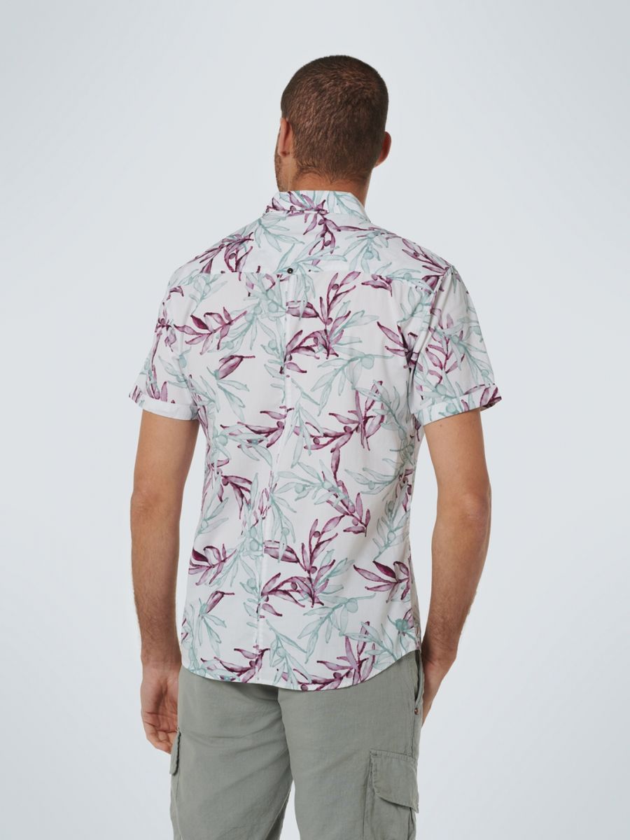 Shirt Short Sleeve Allover Printed Stretch Responsible Choice
