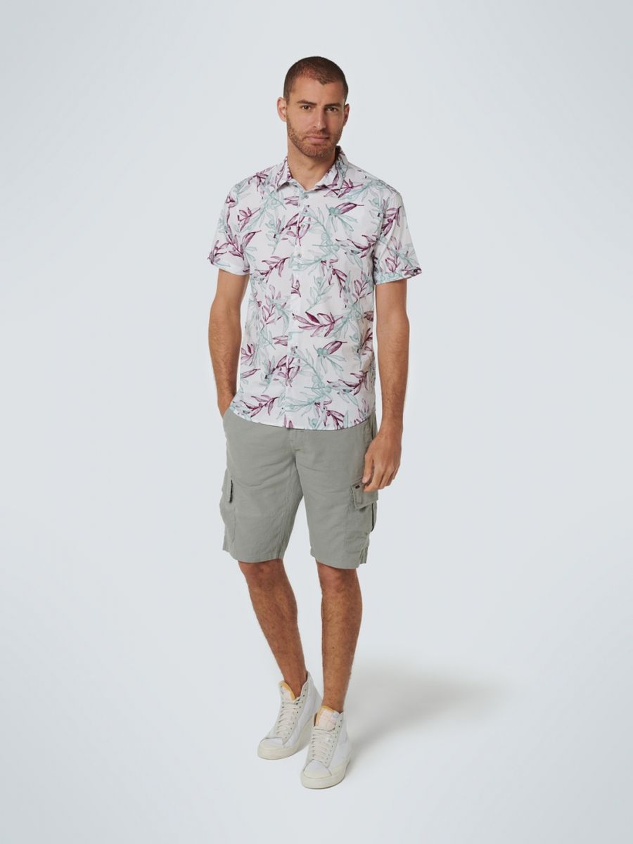 Shirt Short Sleeve Allover Printed Stretch Responsible Choice