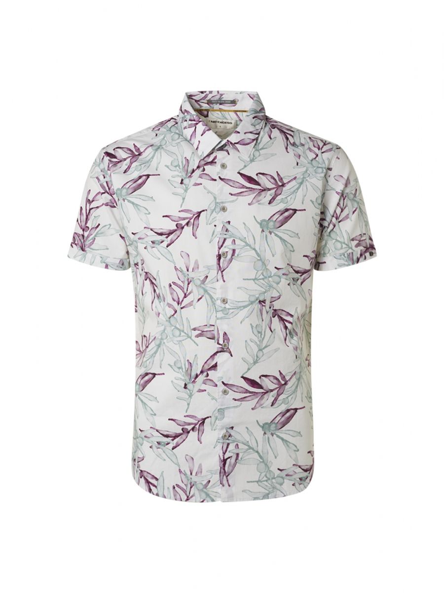 Shirt Short Sleeve Allover Printed Stretch Responsible Choice