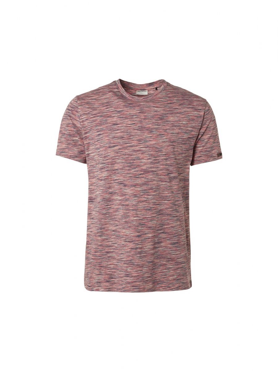T-Shirt Crewneck Multi Coloured Yarn Dyed Melange