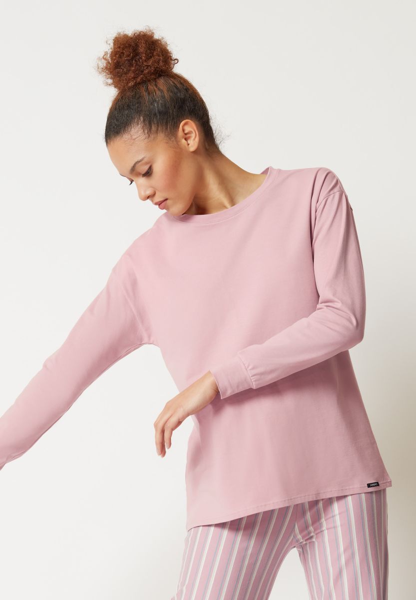 Skiny Damen Shirt langarm Night In Mix & Match
