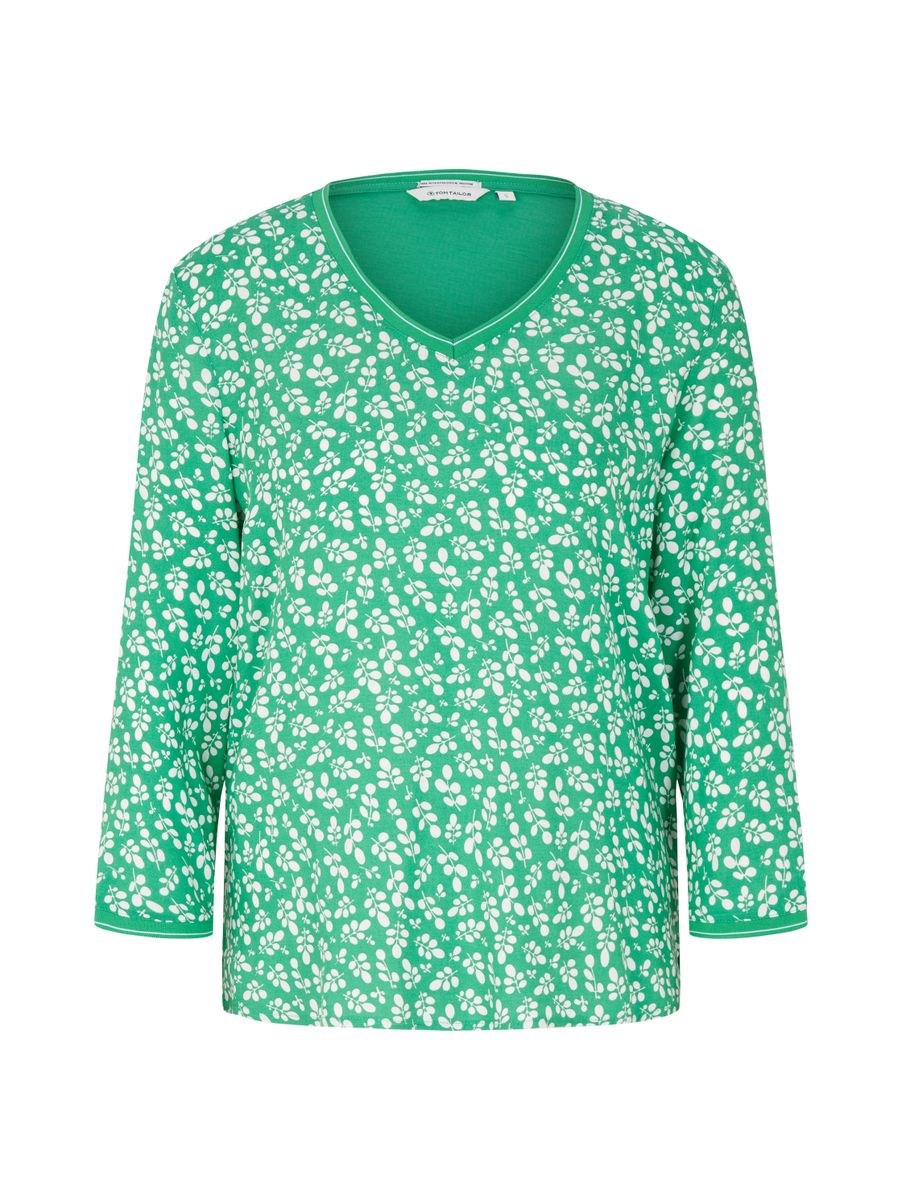 Langarmshirt mit Allover-Print