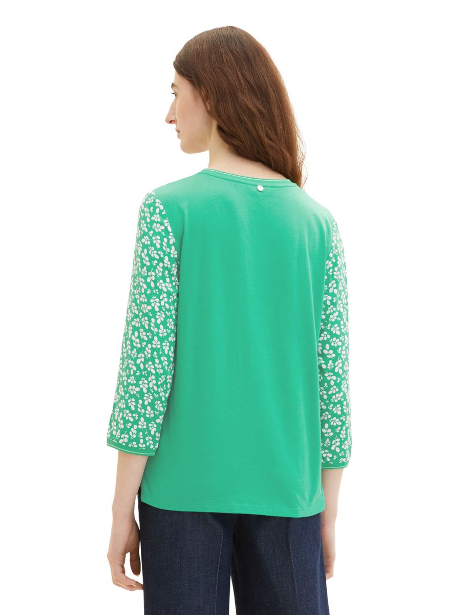 Langarmshirt mit Allover-Print