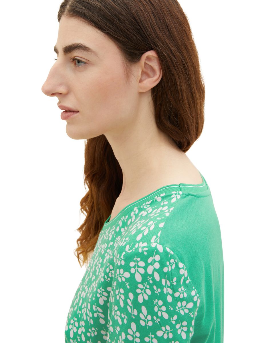 Langarmshirt mit Allover-Print