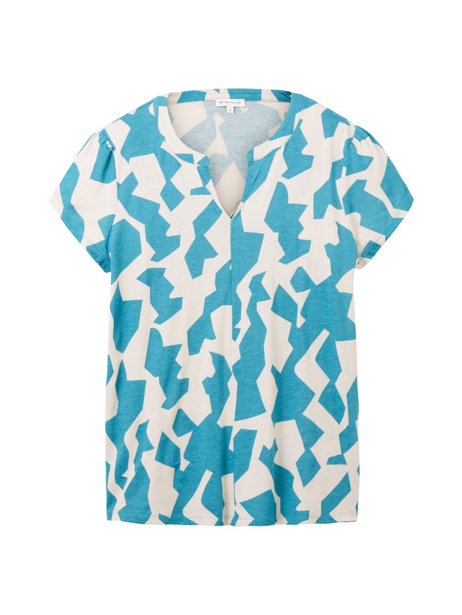 Gemustertes Blusenshirt