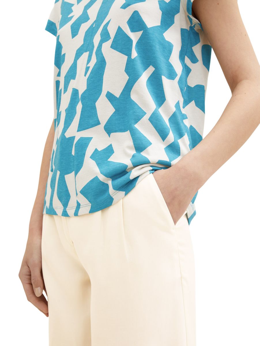 Gemustertes Blusenshirt