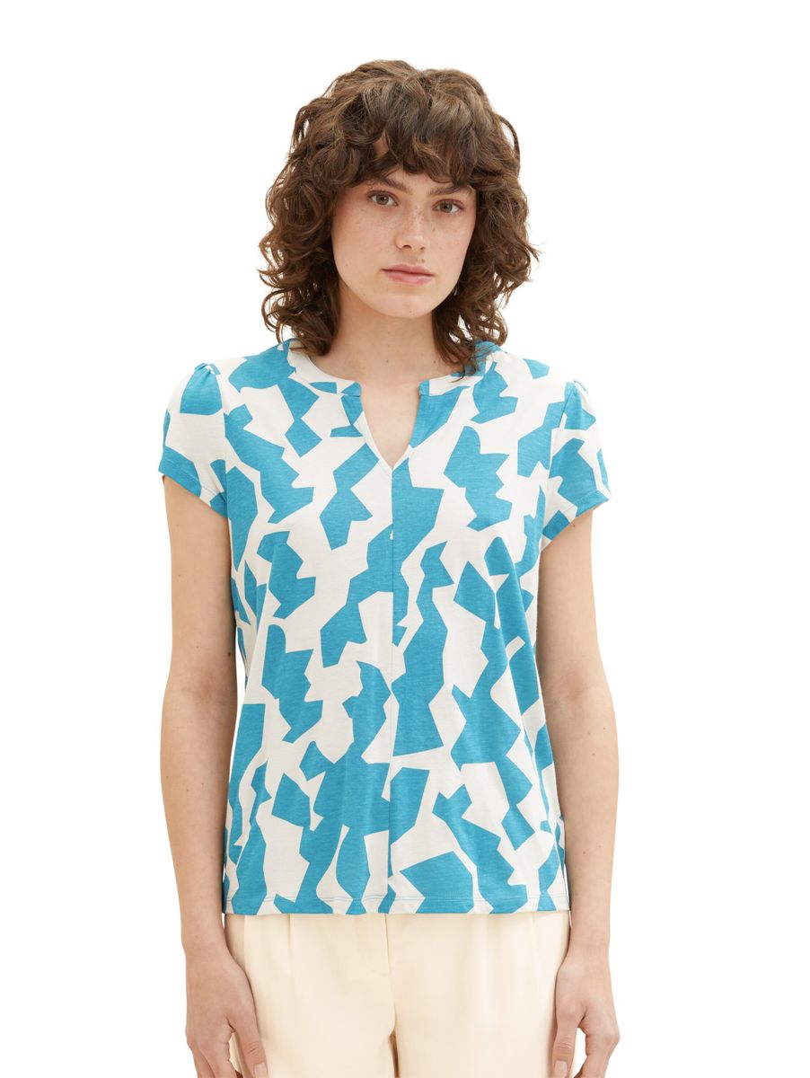 Gemustertes Blusenshirt