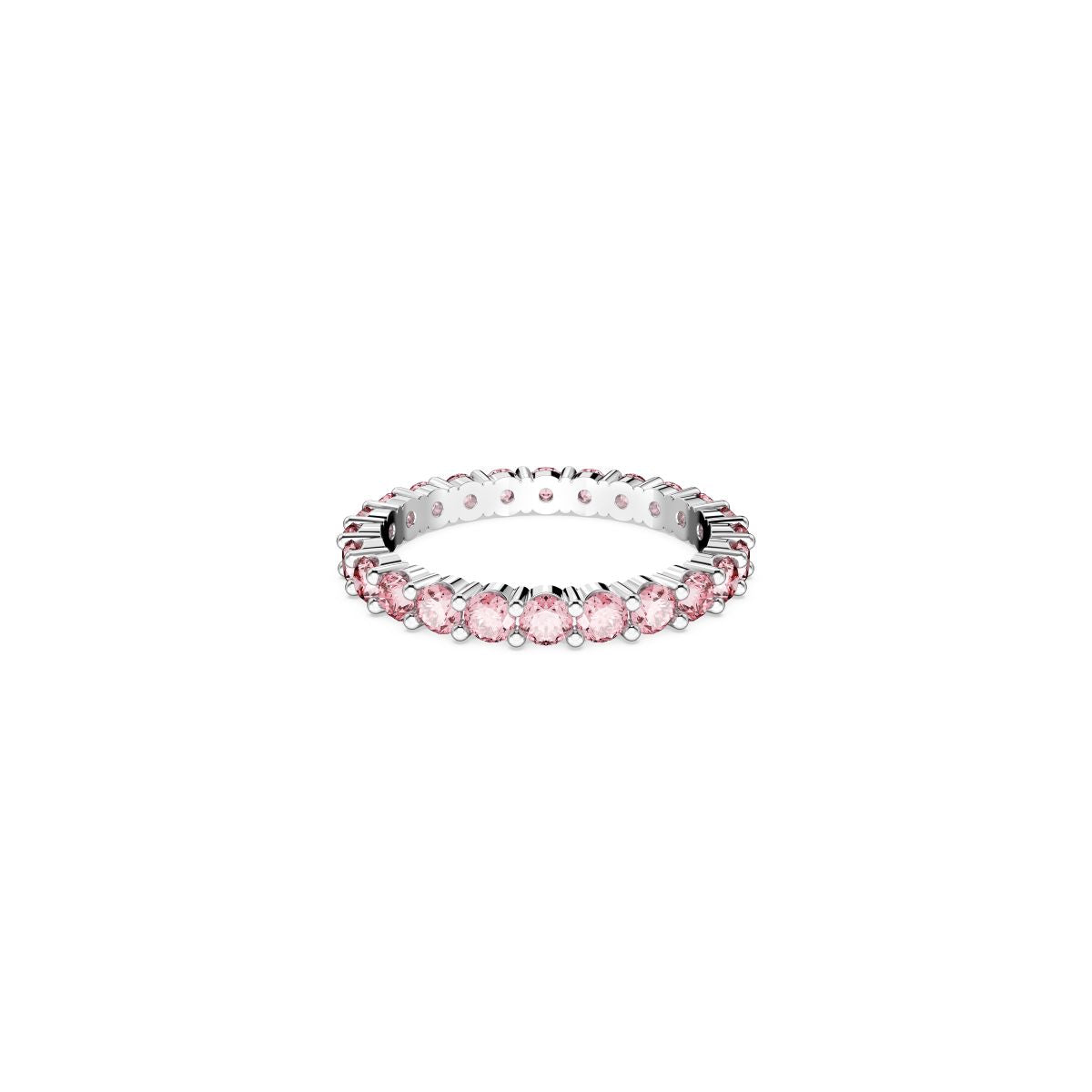 Matrix Ring, Rundschliff, Rosa, Rhodiniert