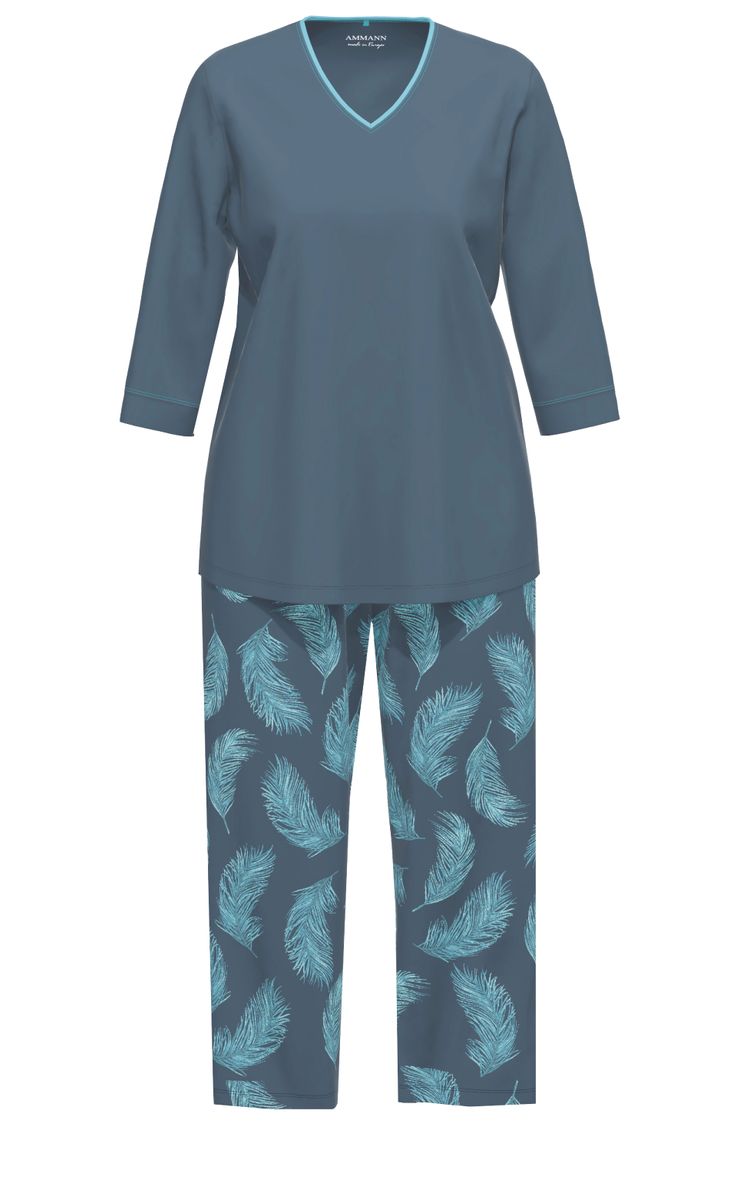 Plumard BW/Modal Pyjama 7/8 WM