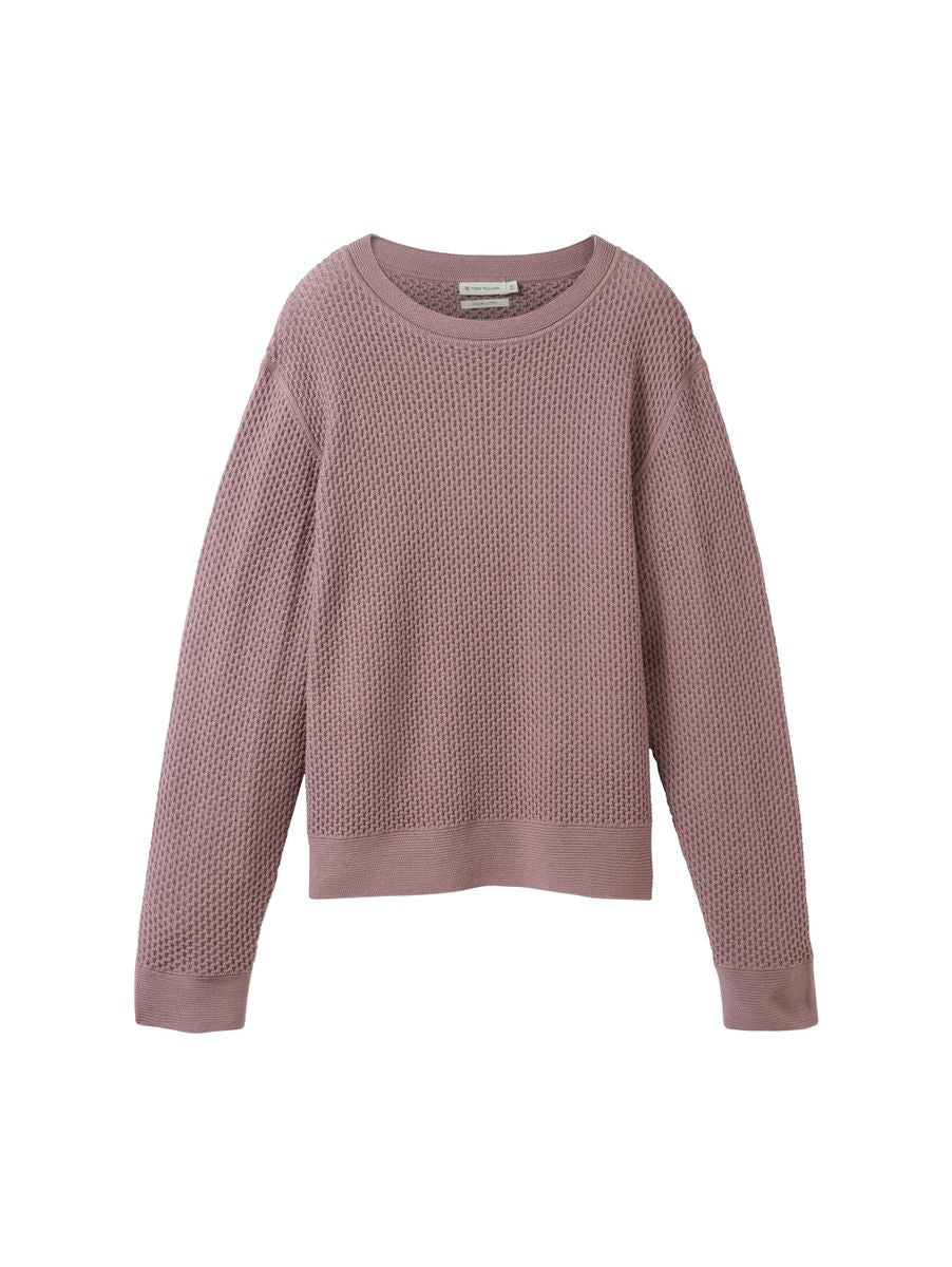 Strickpullover mit Struktur