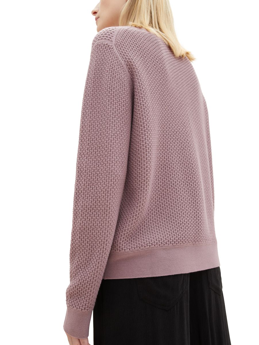 Strickpullover mit Struktur
