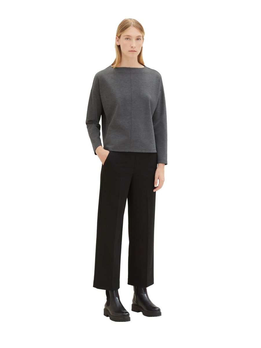 Sweatshirt mit Stehkragen