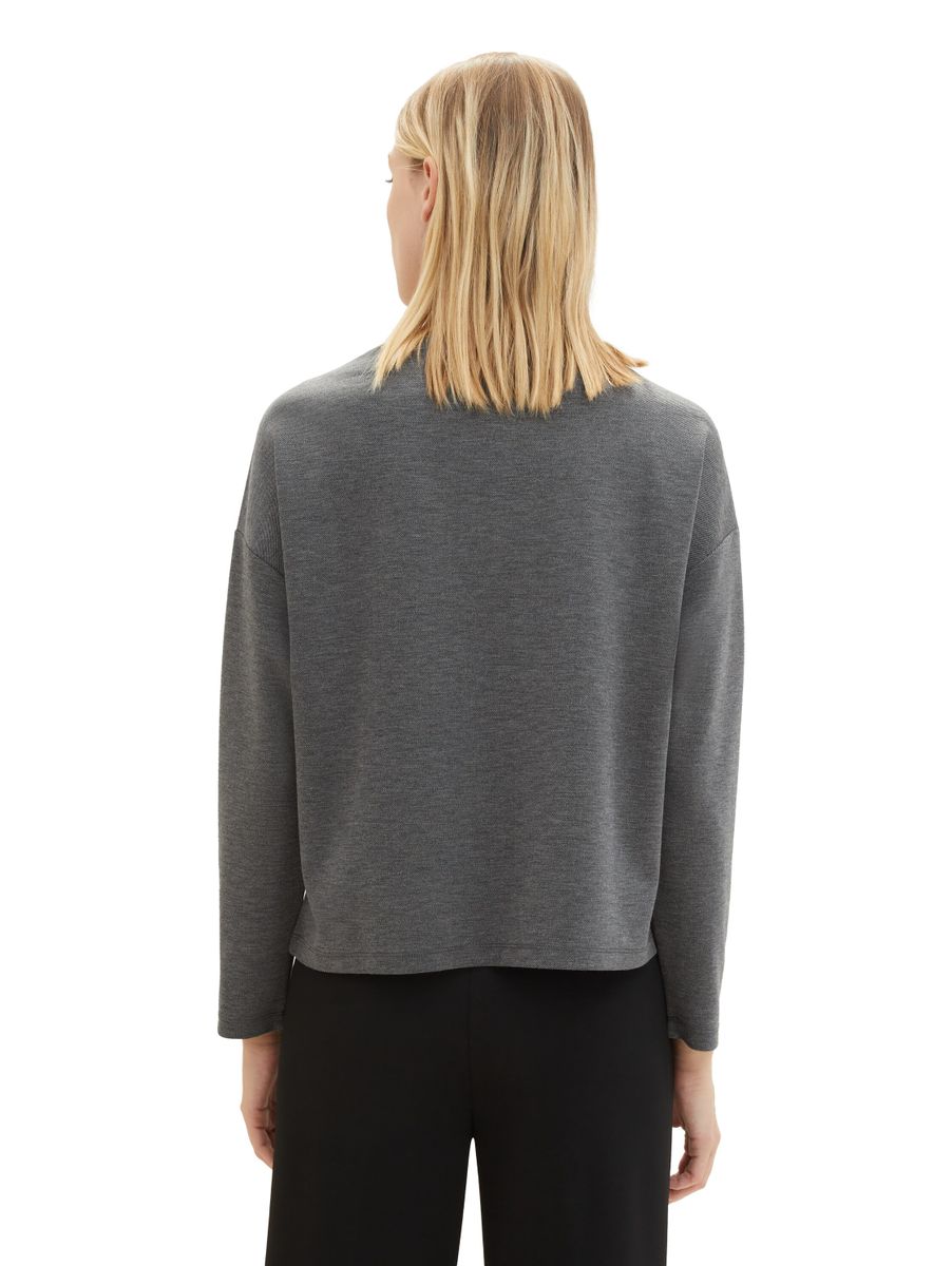 Sweatshirt mit Stehkragen