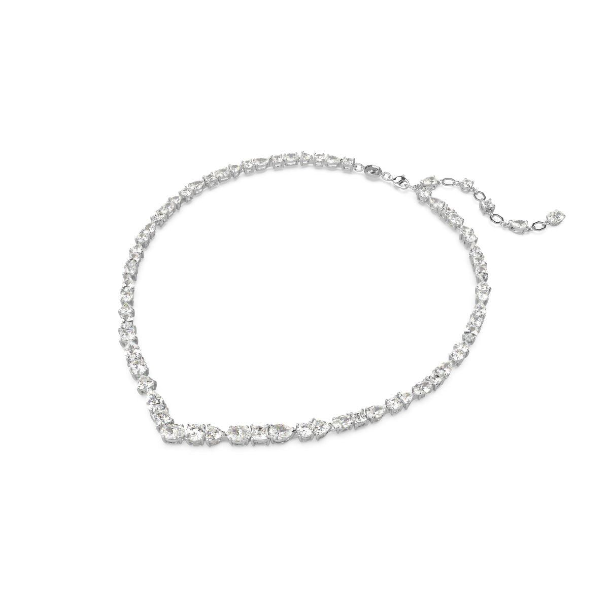 Mesmera Set, Verschiedene Schliffe, Weiß, Rhodiniert