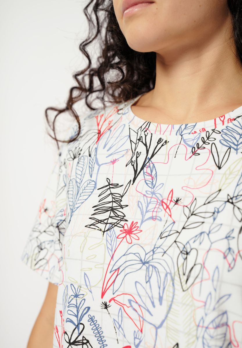 SKINY Damen Sleepshirt kurz Arm Night In SKINY 02