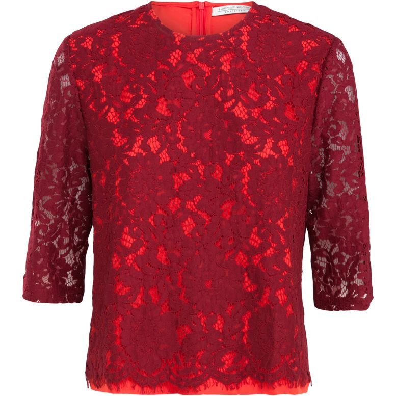 Blouse color lace