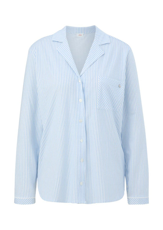 s.O summer stripes long shirt - 14/blue stripes