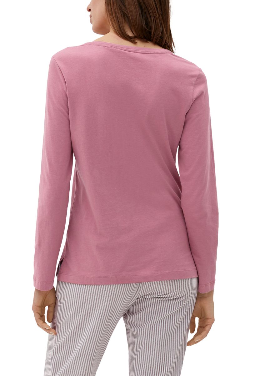 s.O summer stripes shirt - 27139/dk rose