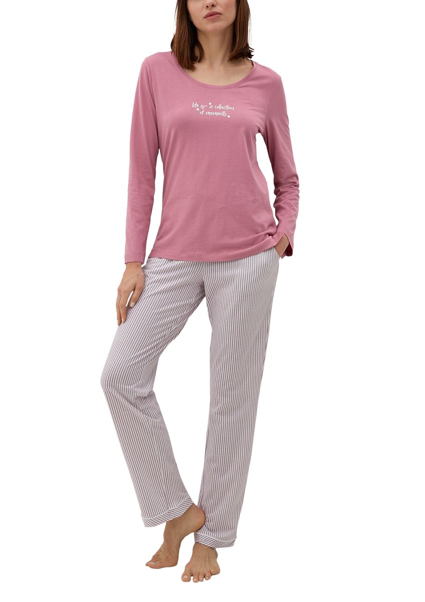 s.O summer stripes shirt - 27139/dk rose