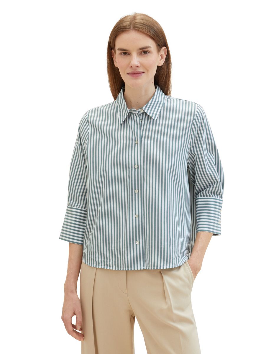 Gestreifte Bluse mit TENCEL(TM) Lyocell