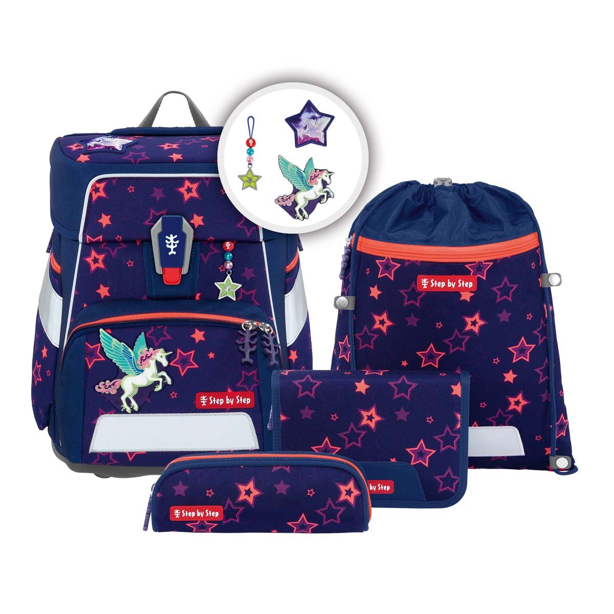 SPACE SHINE Schulranzen-Set Pegasus