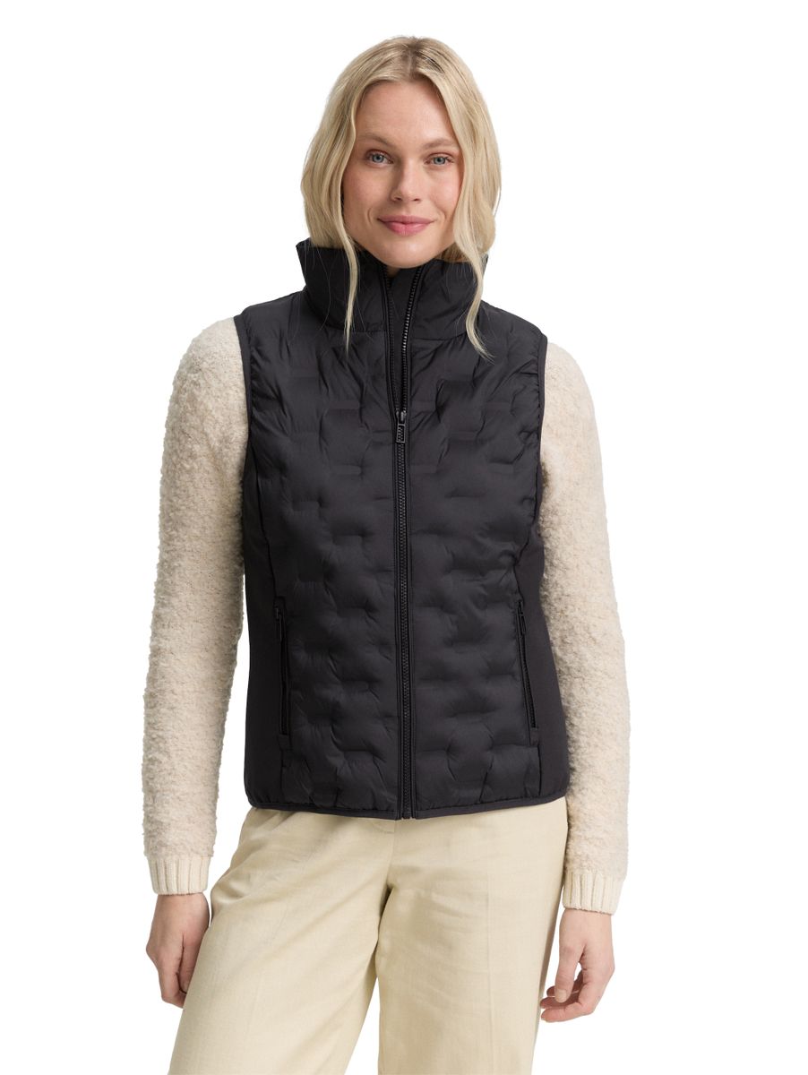 Lightweight Steppweste mit Stehkragen