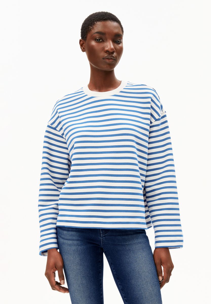 FRANKAA MAARLEN STRIPE SWEAT