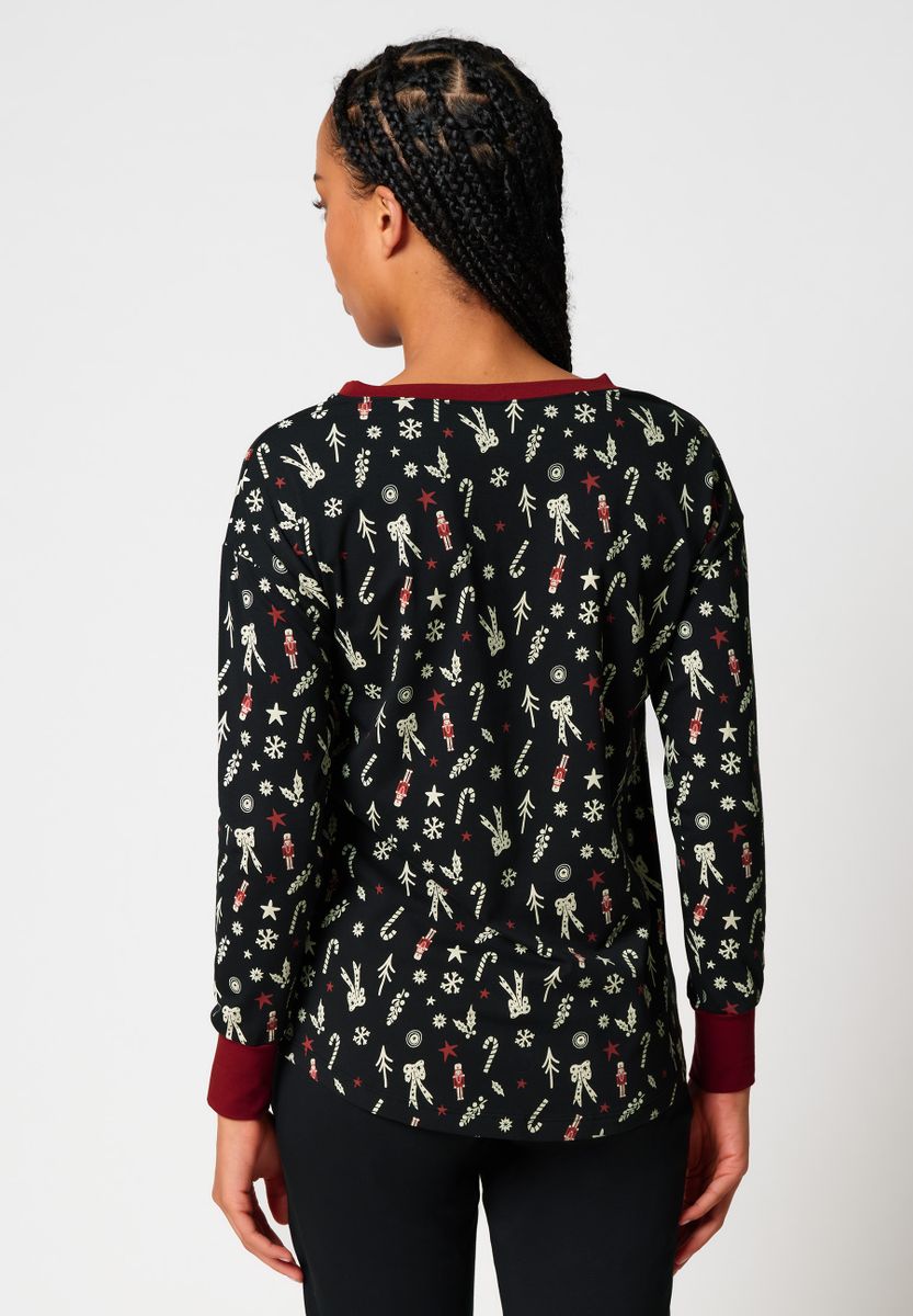 SKINY Damen Shirt lg. A. Night In Skiny 04