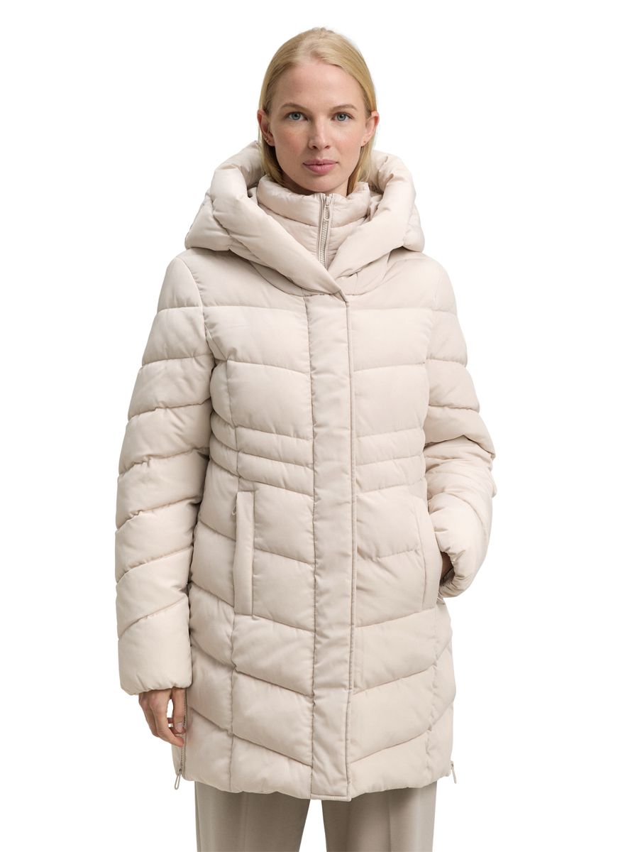 Puffer-Mantel im 2-in-1-Look