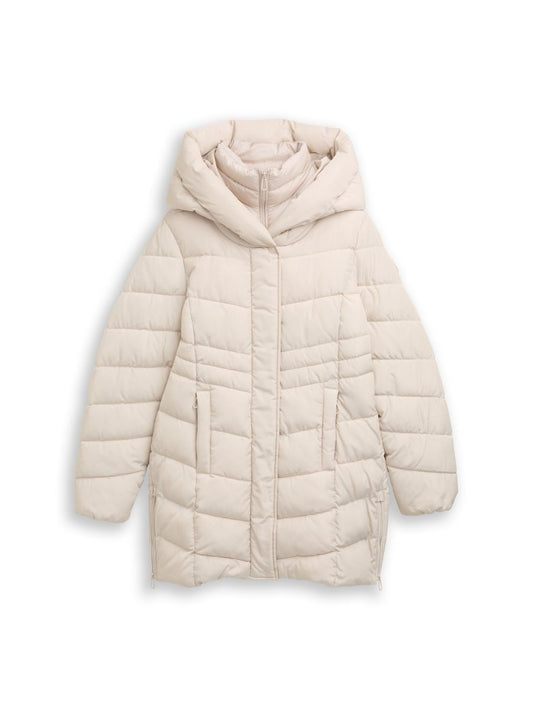 Puffer-Mantel im 2-in-1-Look